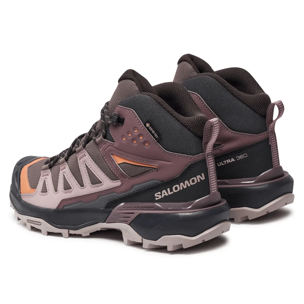 Salomon Women's X Ultra 360 Mid Gore-Tex Plum Kitten/Phantom/Cork