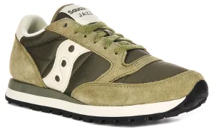 Saucony Jazz Original In Olive For Men Shoes Saucony