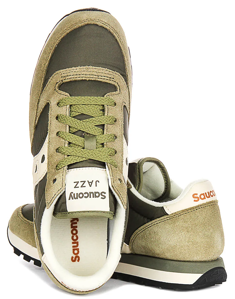 Saucony Jazz Original In Olive For Men Shoes Saucony
