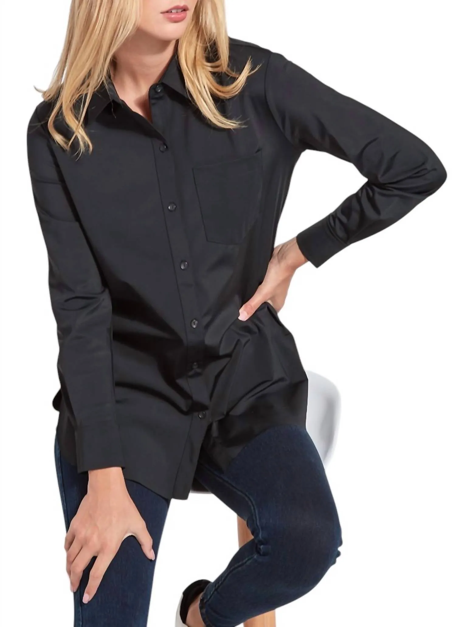 Schiffer Button Down Shirt In Black