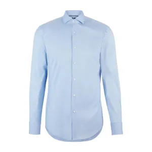 Slim-fit shirt in easy-iron poplin