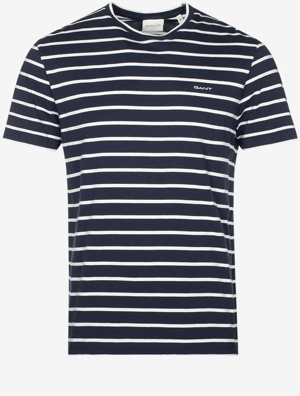 Striped Short Sleeve T-Shirt Eggshell