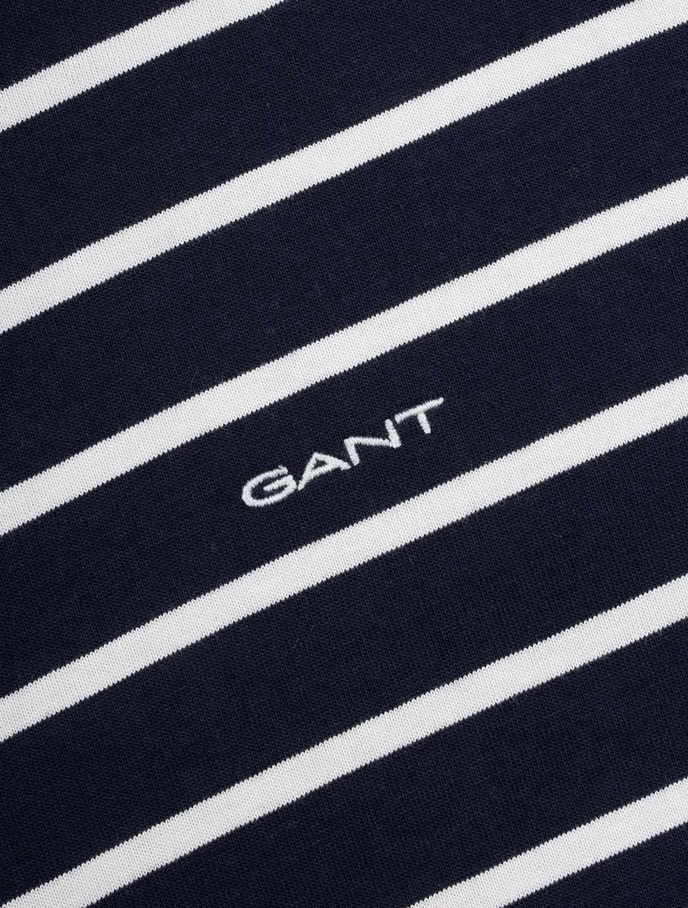 Striped Short Sleeve T-Shirt Eggshell