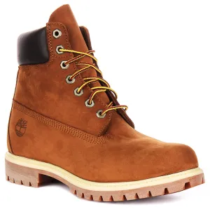 Timberland 72066 6 Inch Waterproof Boots In Rust  For Men Shoes Timberland