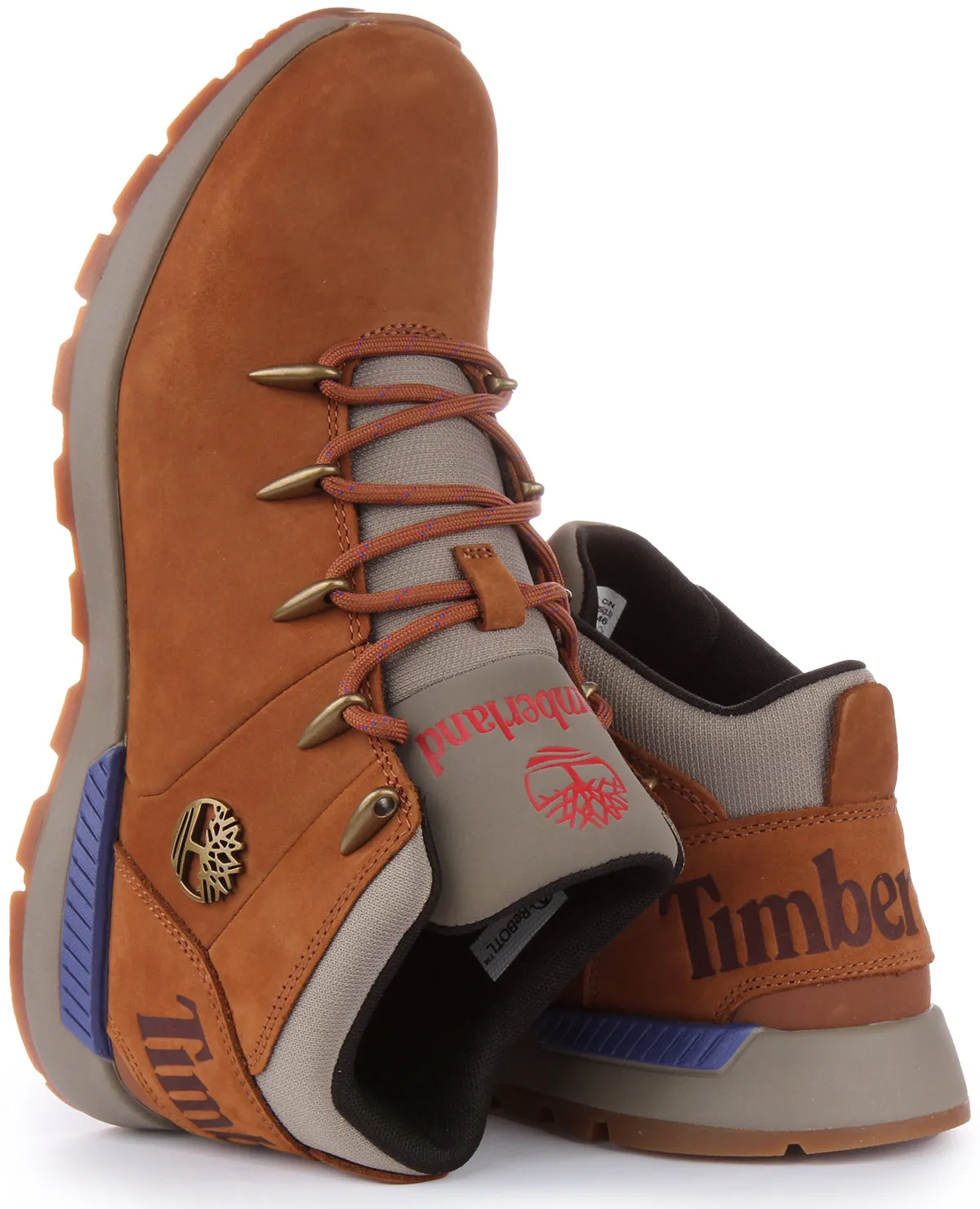 Timberland A61Fz Sprint Trekker Mid In Rust For Men Shoes Timberland