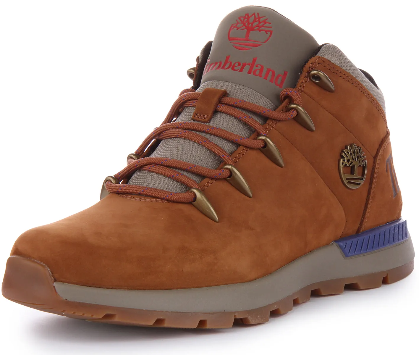 Timberland A61Fz Sprint Trekker Mid In Rust For Men Shoes Timberland