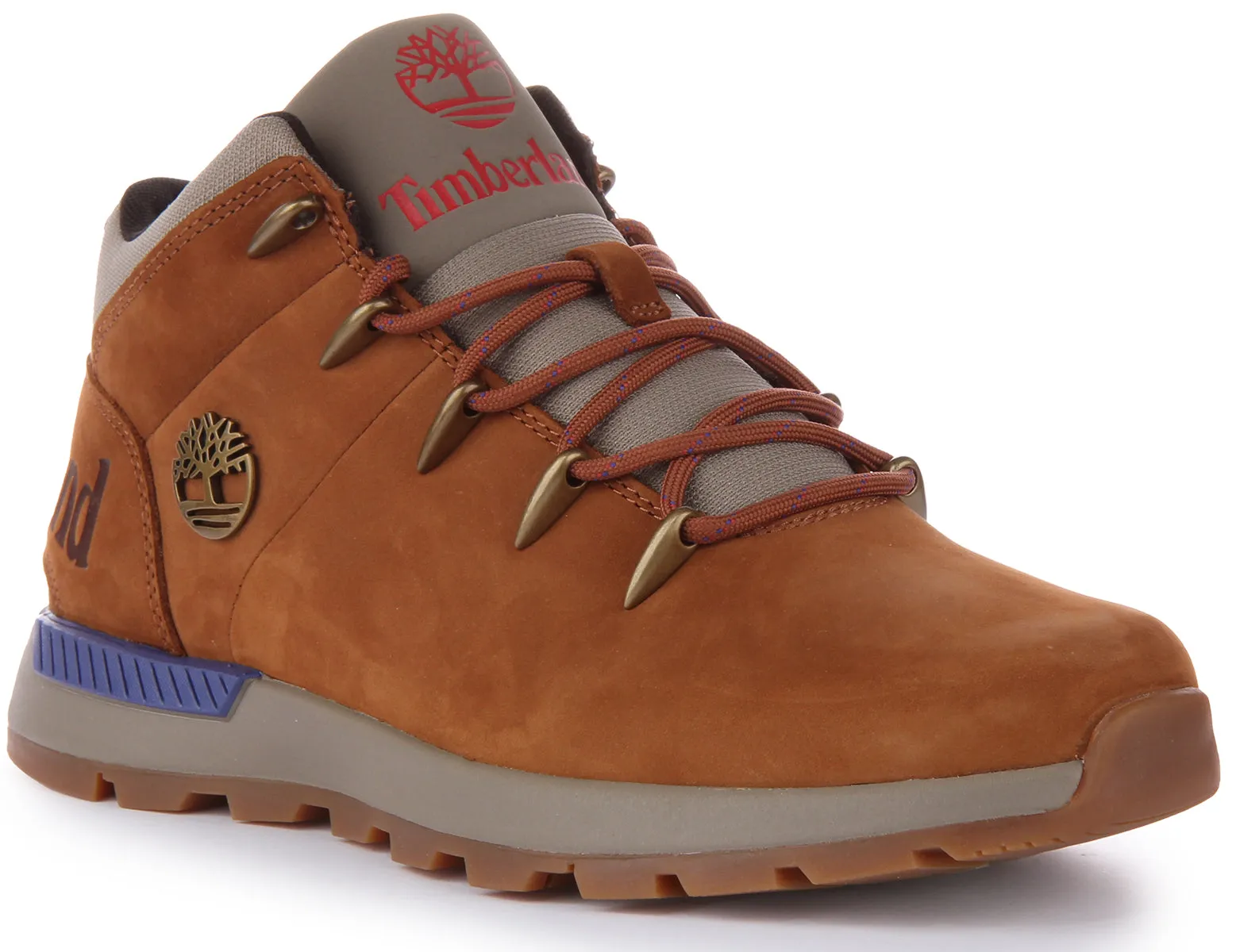 Timberland A61Fz Sprint Trekker Mid In Rust For Men Shoes Timberland