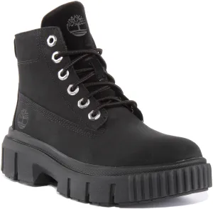 Timberland Greyfield 6 Inch Boot A5RNG In Black Shoes Timberland