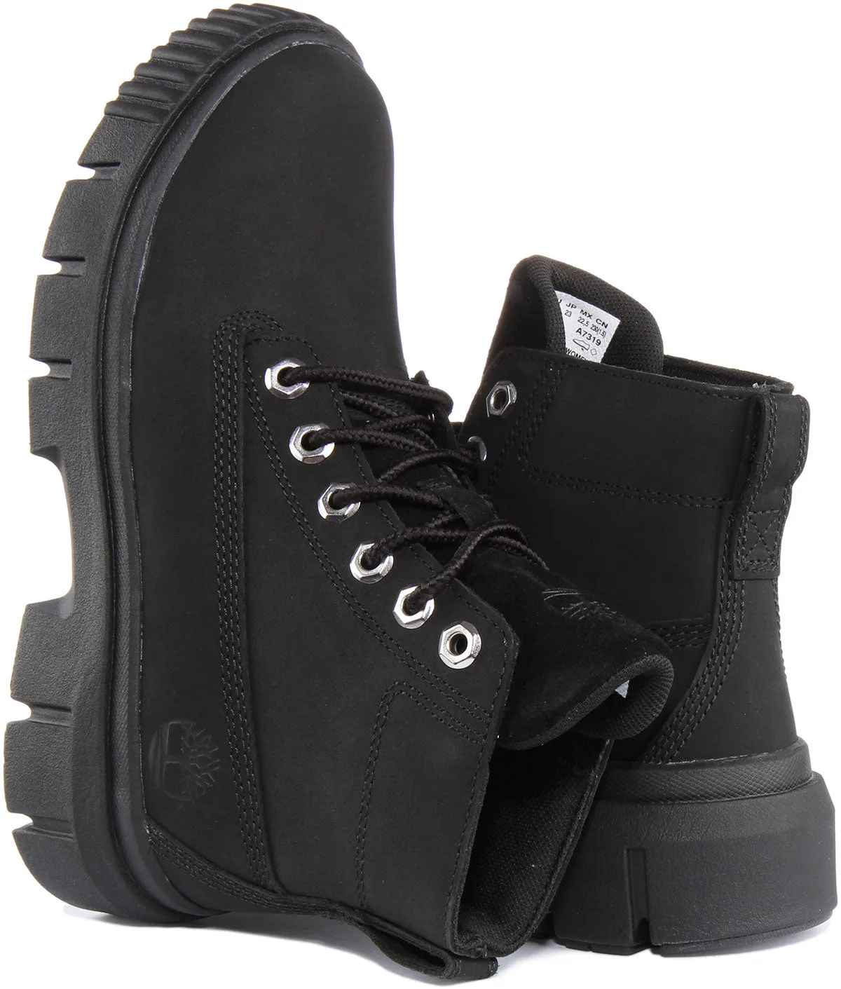 Timberland Greyfield 6 Inch Boot A5RNG In Black Shoes Timberland
