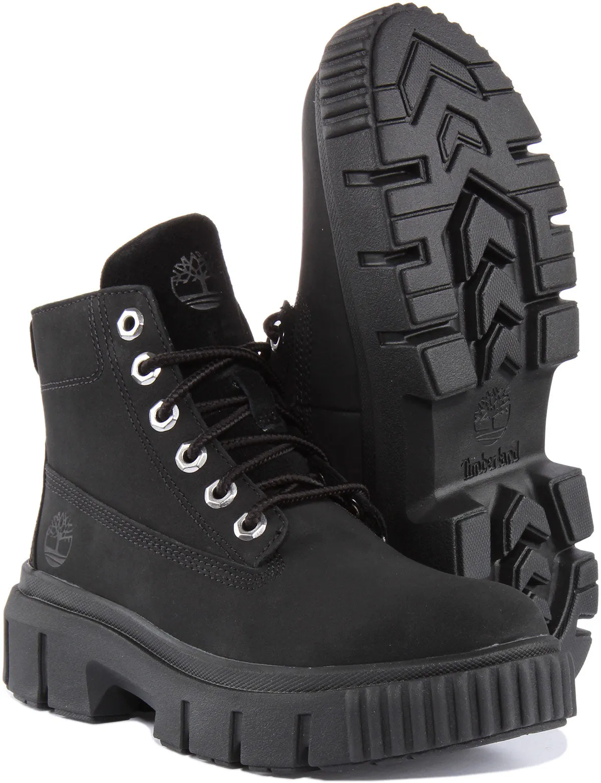 Timberland Greyfield 6 Inch Boot A5RNG In Black Shoes Timberland