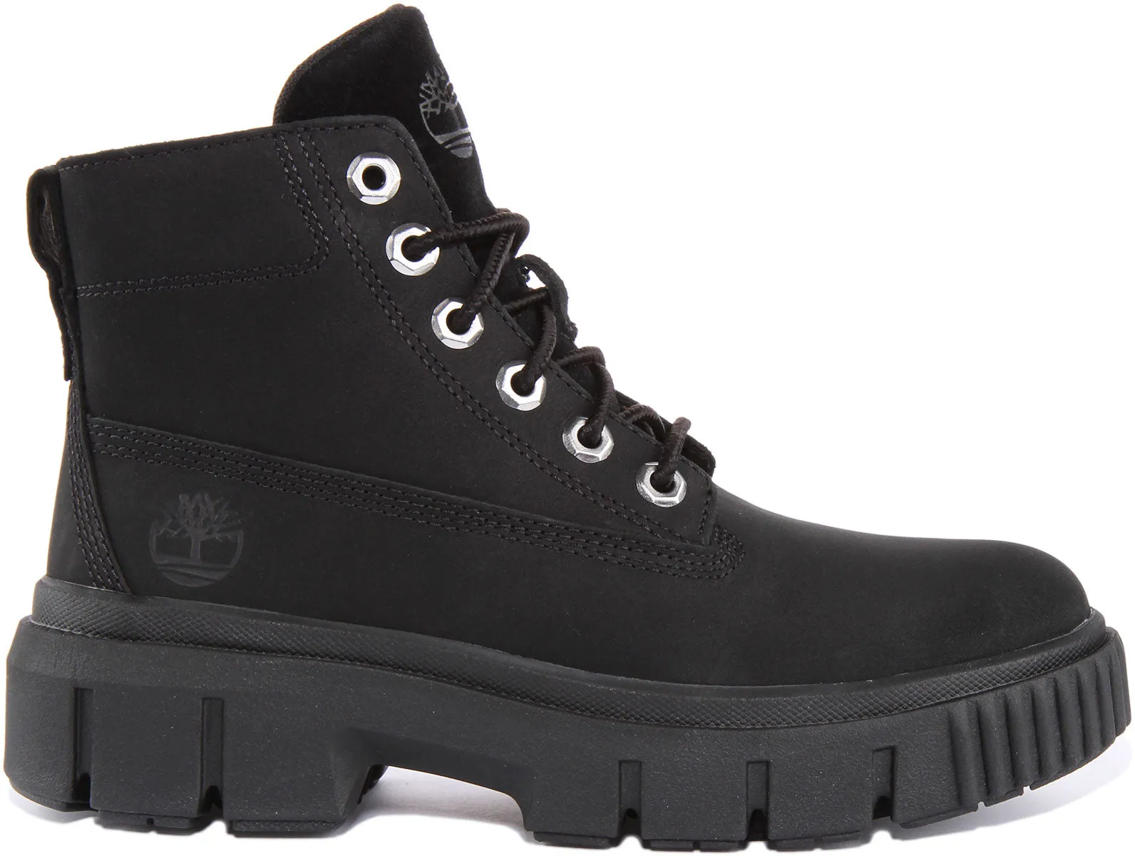 Timberland Greyfield 6 Inch Boot A5RNG In Black Shoes Timberland