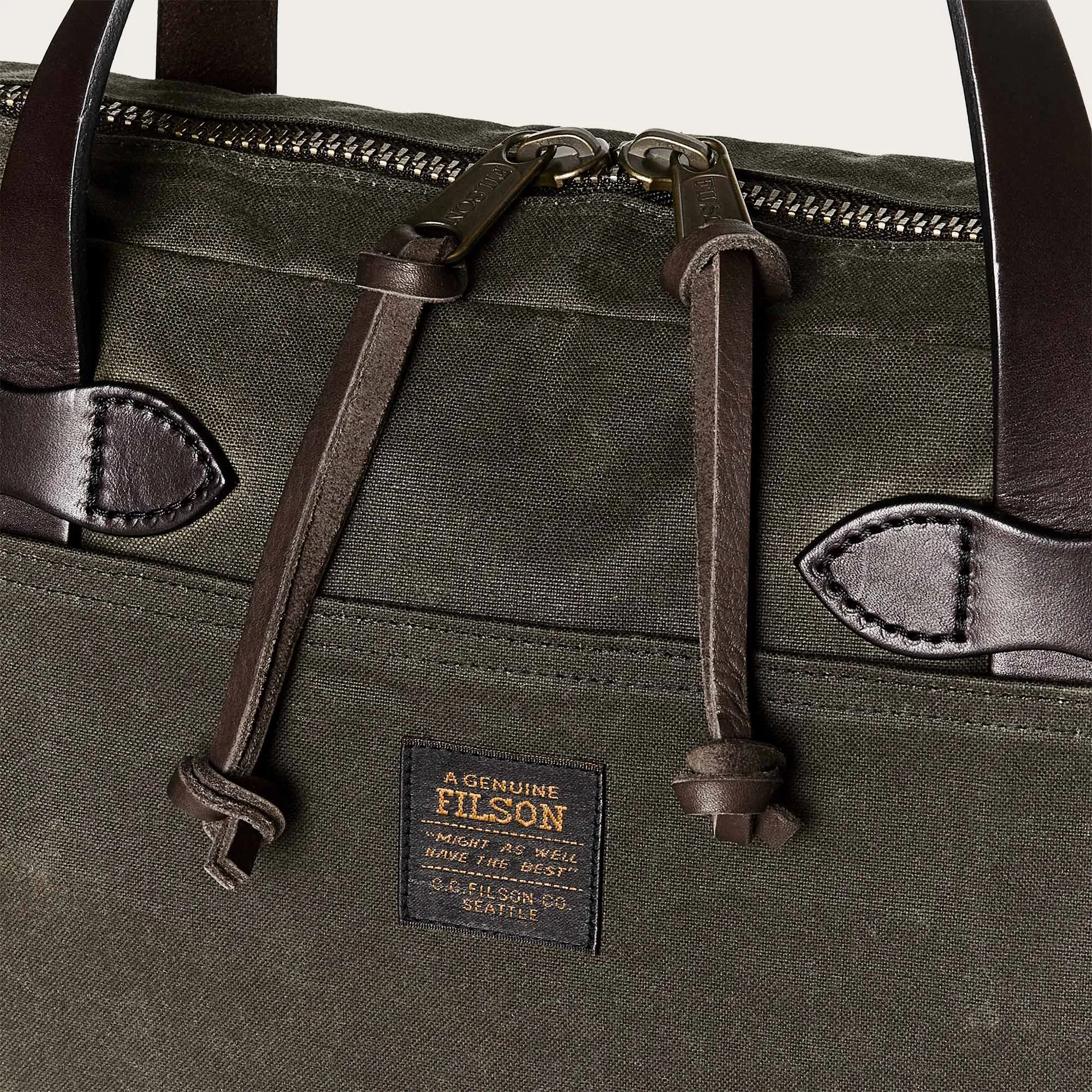 Tin Cloth Compact Briefcase Filson Clothing