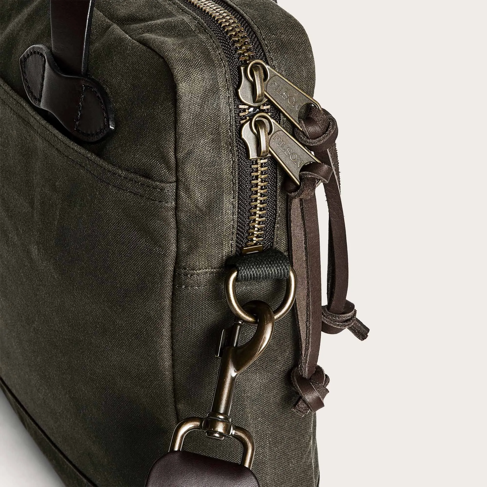 Tin Cloth Compact Briefcase Filson Clothing