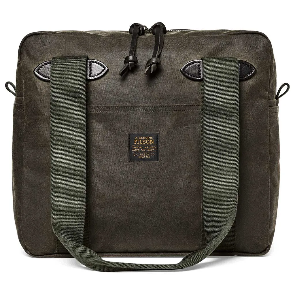 Tin Cloth Zipper Tote Bag Filson Clothing