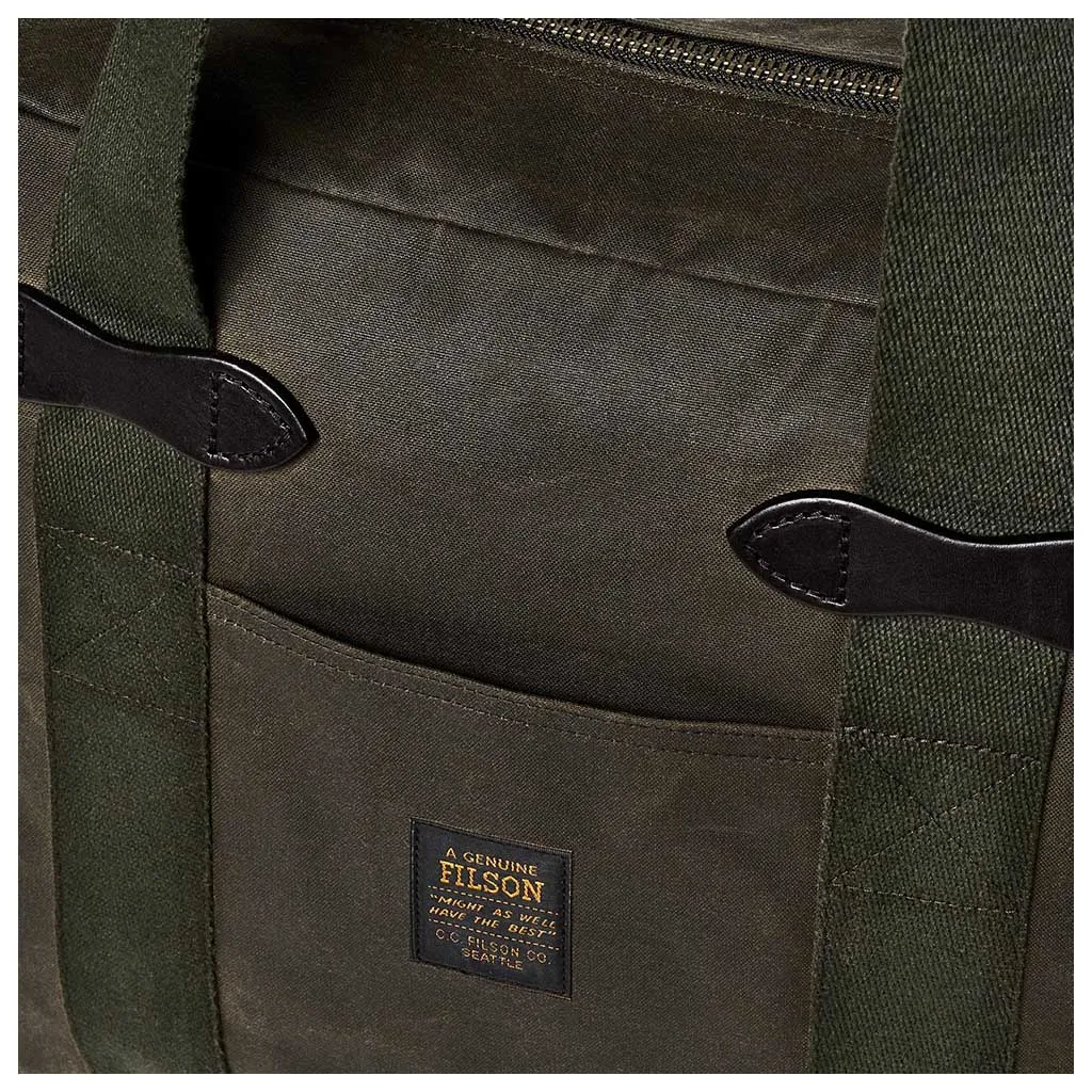 Tin Cloth Zipper Tote Bag Filson Clothing