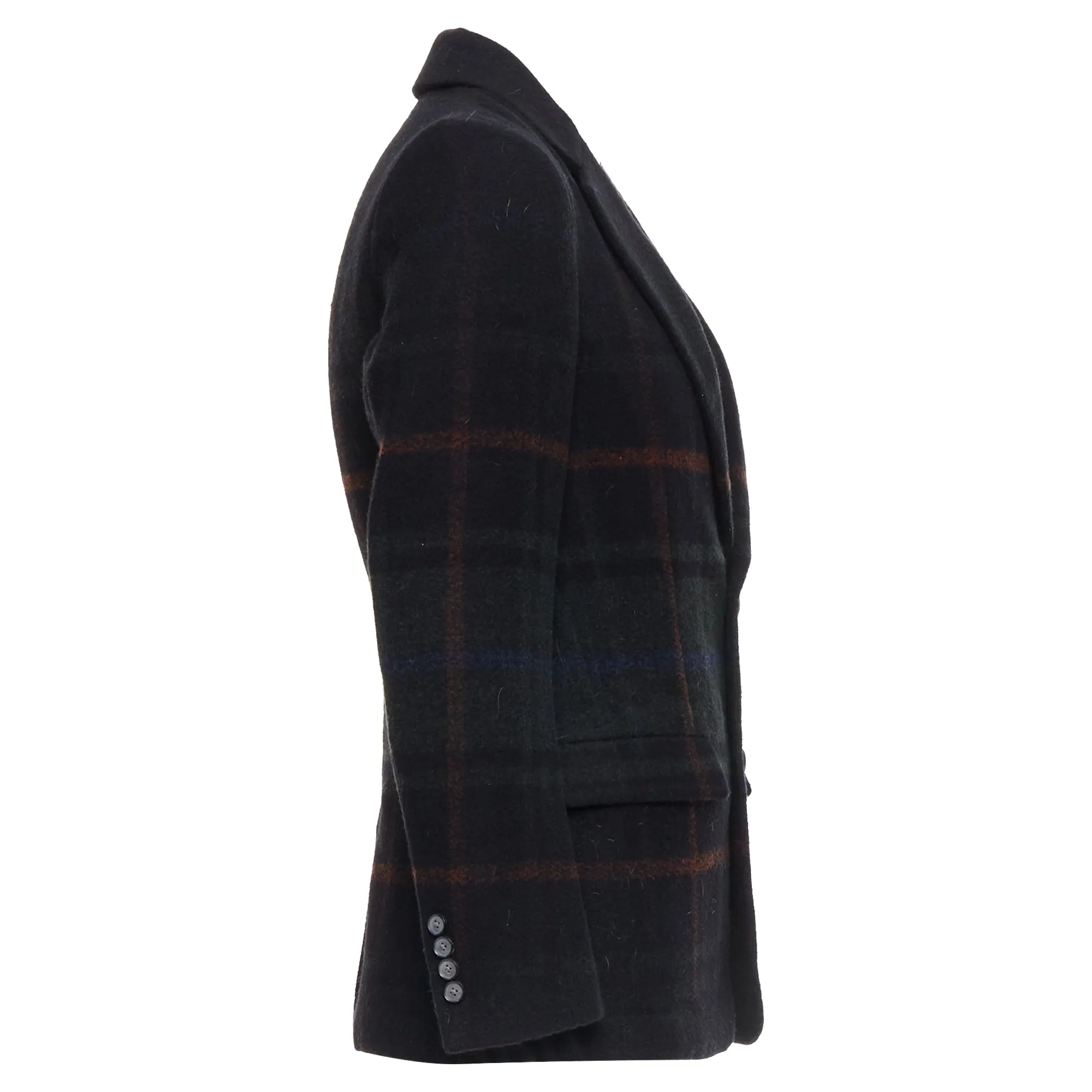 Tomorrowland Tartan Degrade Wool Blazer Jacket
