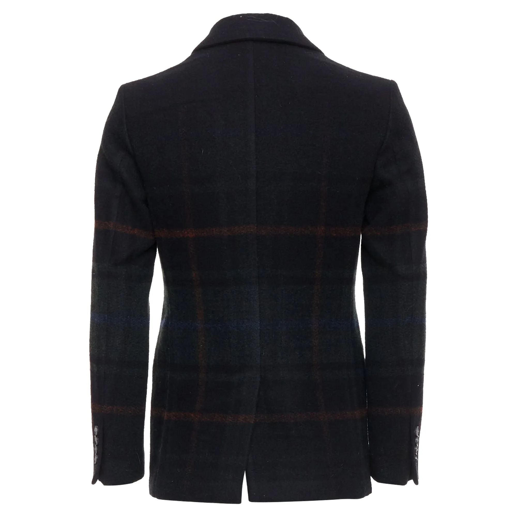 Tomorrowland Tartan Degrade Wool Blazer Jacket