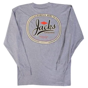 Trenton Classic L/S Tee - Heather Grey