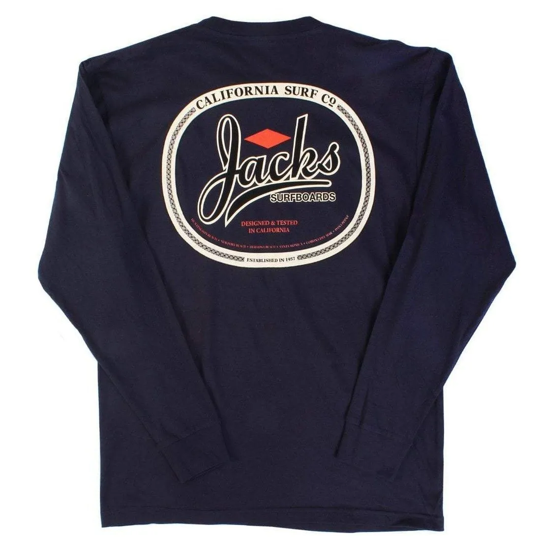 Trenton Classic L/S Tee - Navy