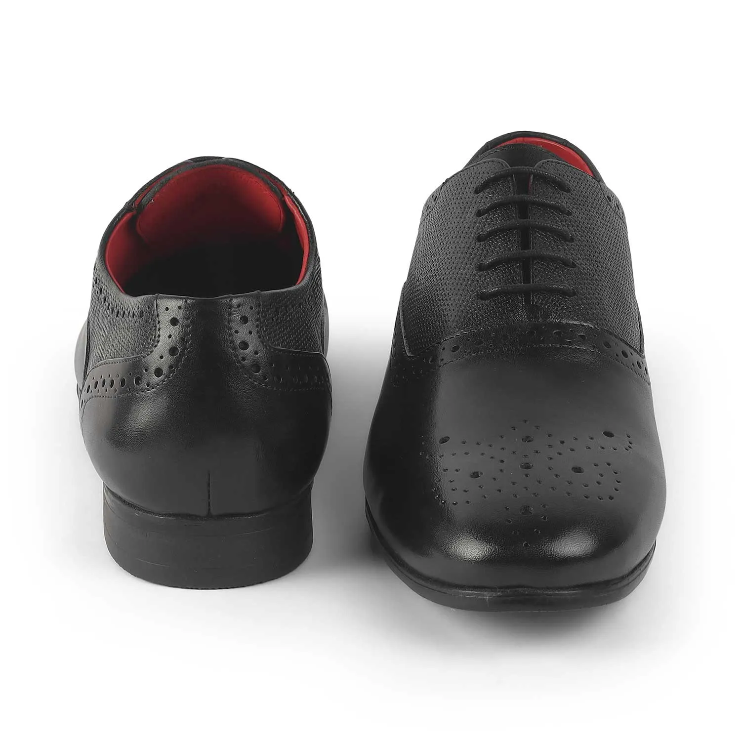 Tresmode Balsa Black Men's Leather Lace Ups