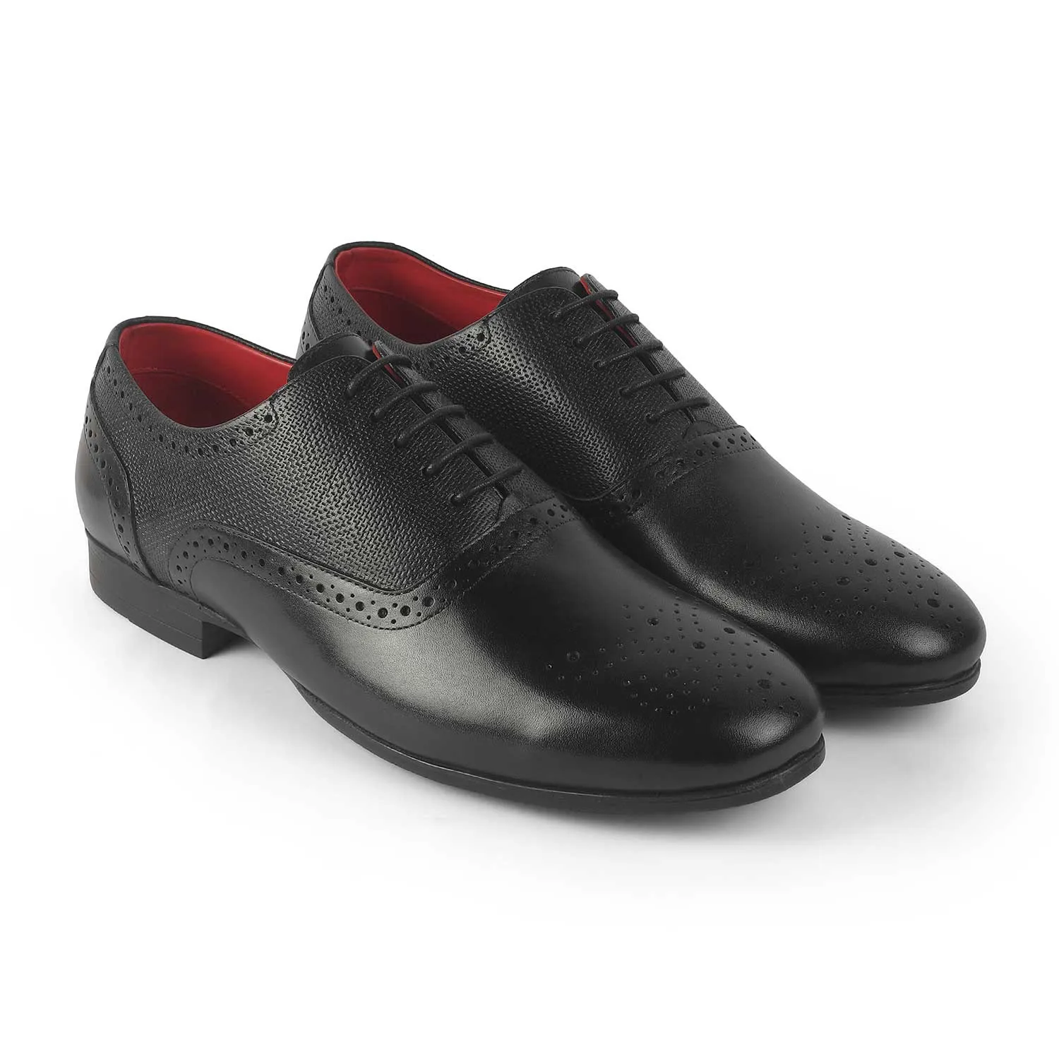 Tresmode Balsa Black Men's Leather Lace Ups