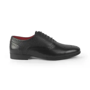 Tresmode Balsa Black Men's Leather Lace Ups
