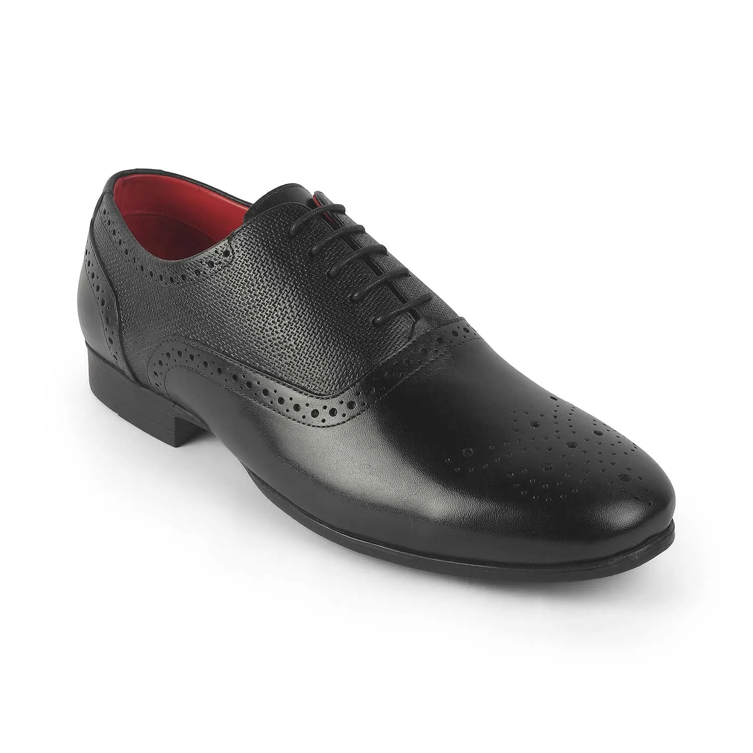 Tresmode Balsa Black Men's Leather Lace Ups