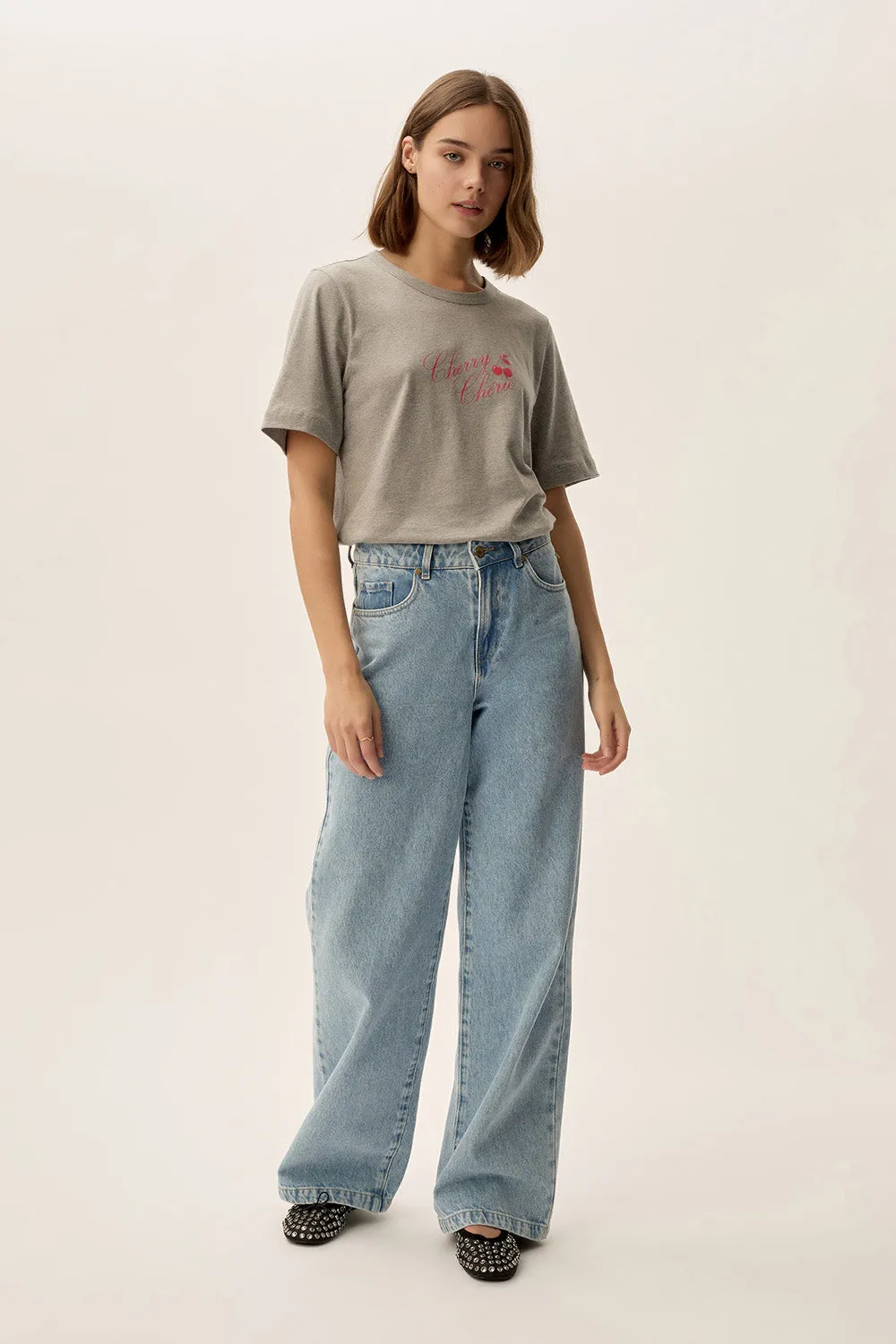 Tshirt Faya Gris-Chine