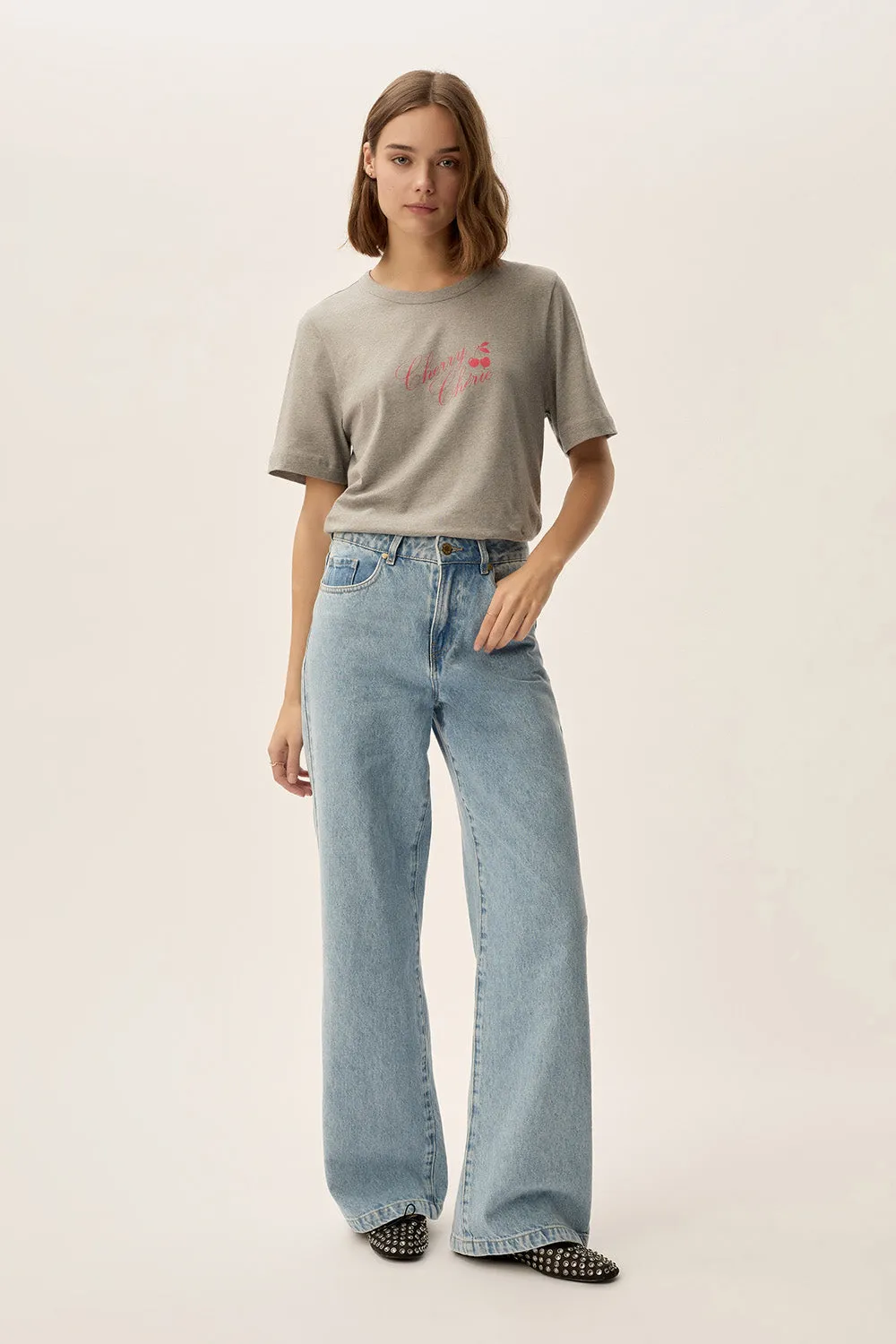 Tshirt Faya Gris-Chine
