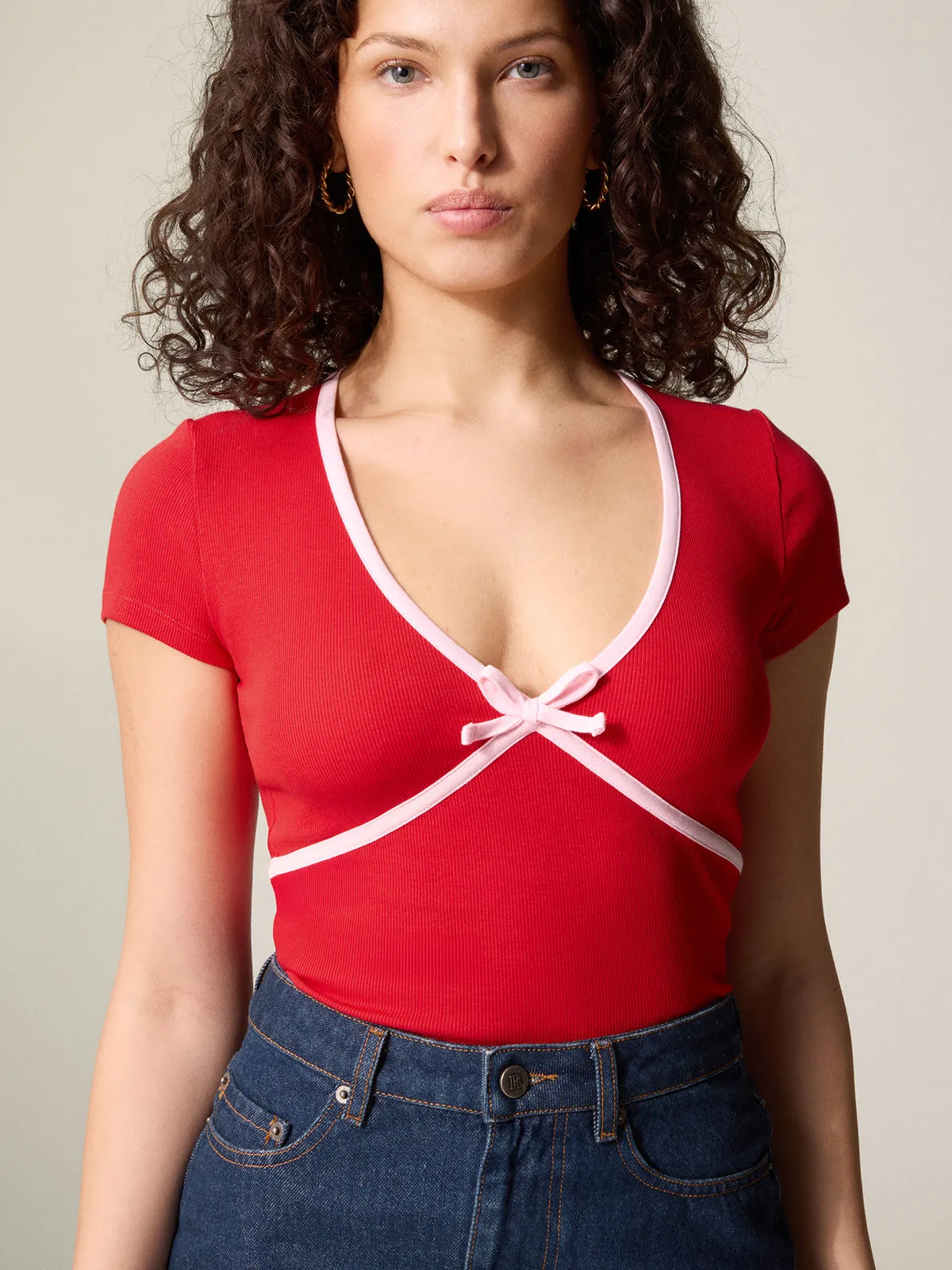Tshirt Karene Rouge