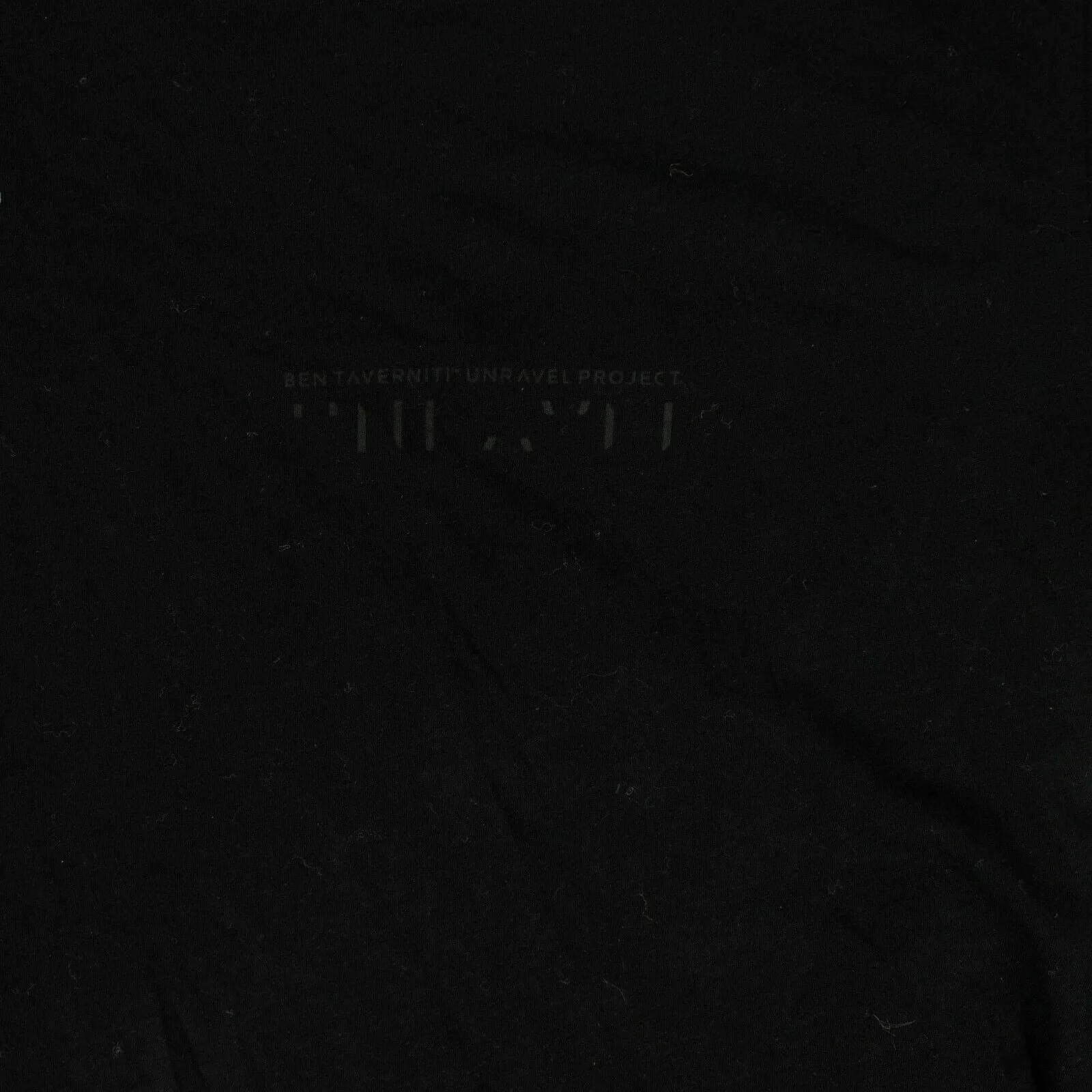Unravel Project Long Distressed T-Shirt - Black