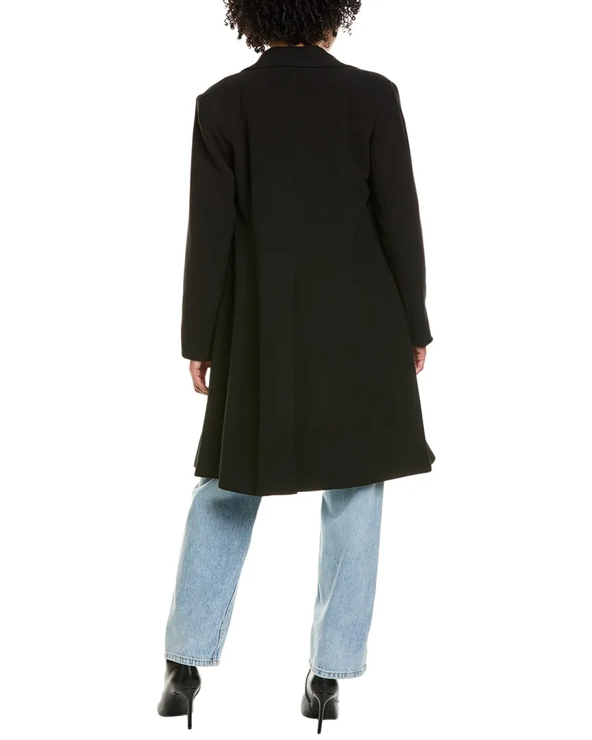 Via Spiga Crepe Coat