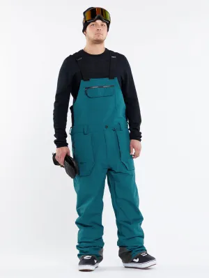 Volcom Rain Gore-Tex Bib Men's Snowboarding & Ski Overalls Blue Volcom