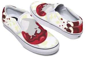 Wine Spill Slip-On Shoes