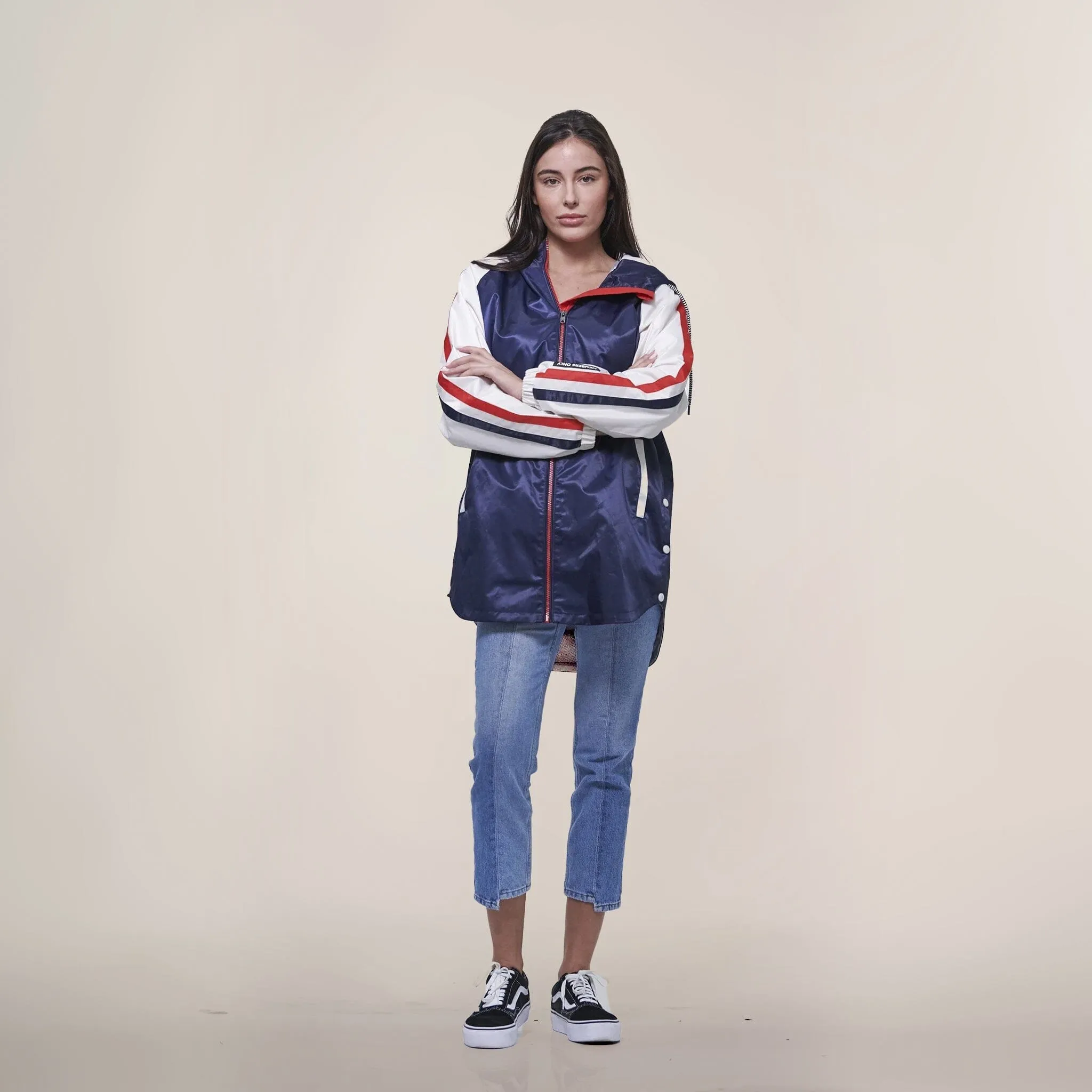 Women's Long Satin Twill Jacket