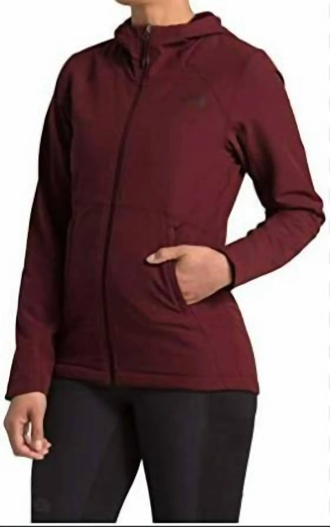 Women's Shelbe Raschel Hoodie In Deep Garnet Red