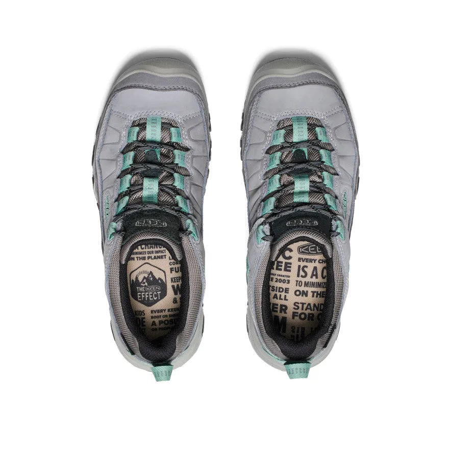 Women's Targhee IV Waterproof Hiking Shoe  |  Alloy/Granite Green