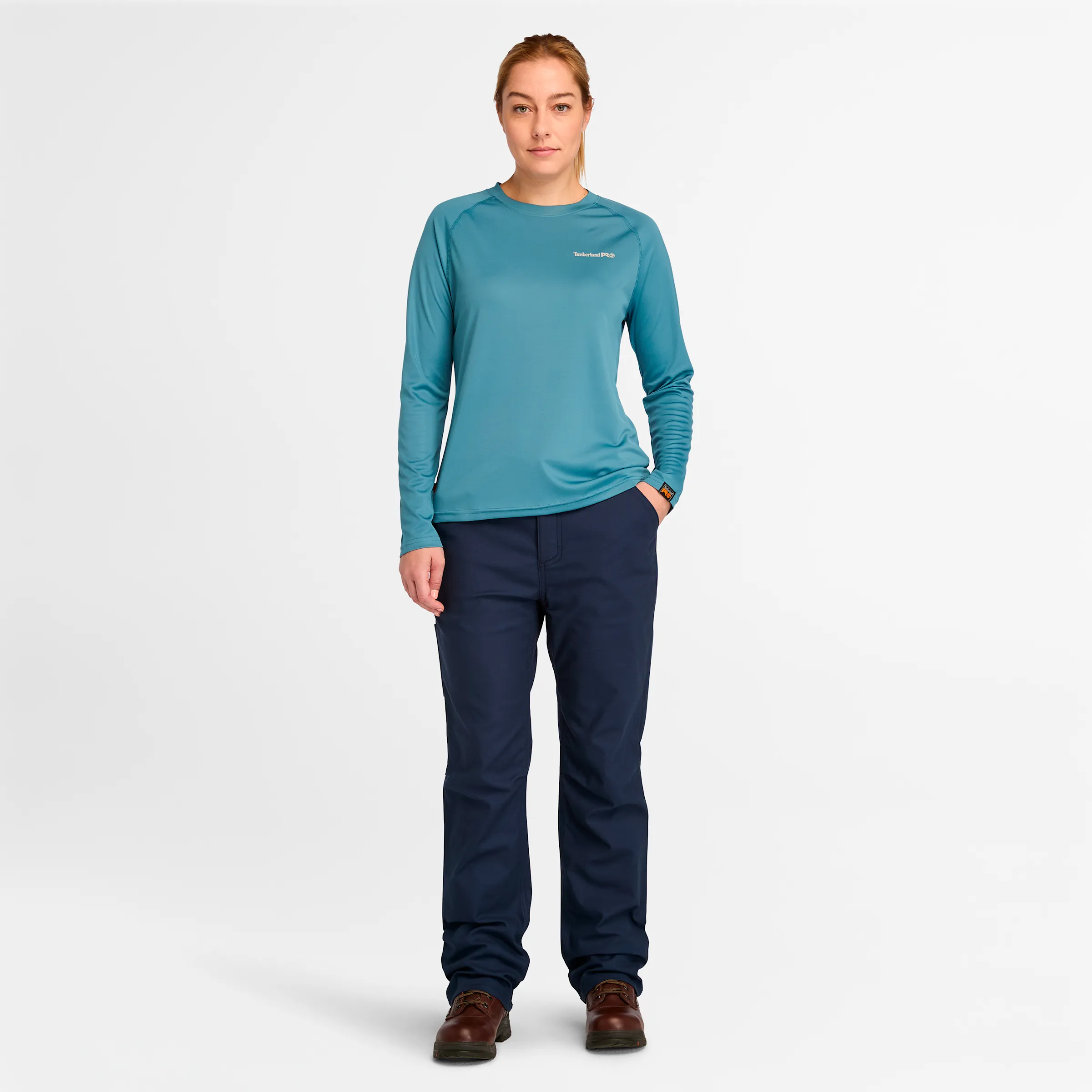 Women's Timberland PRO Wicking Good Sport Long-Sleeve T-Shirt