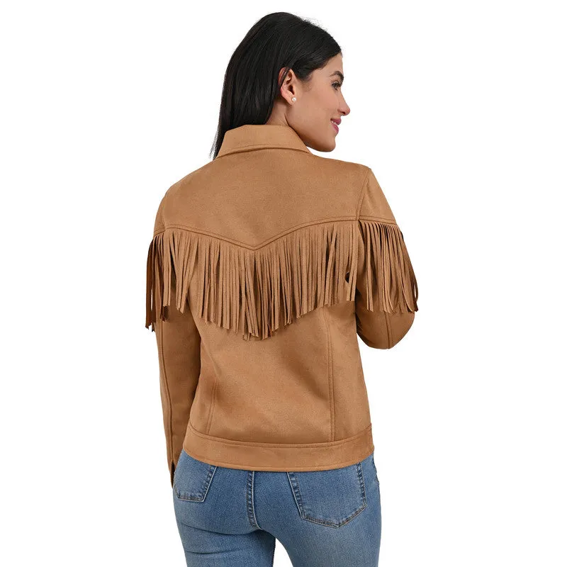 Wrangler Women's Western Style Fringed Jacket